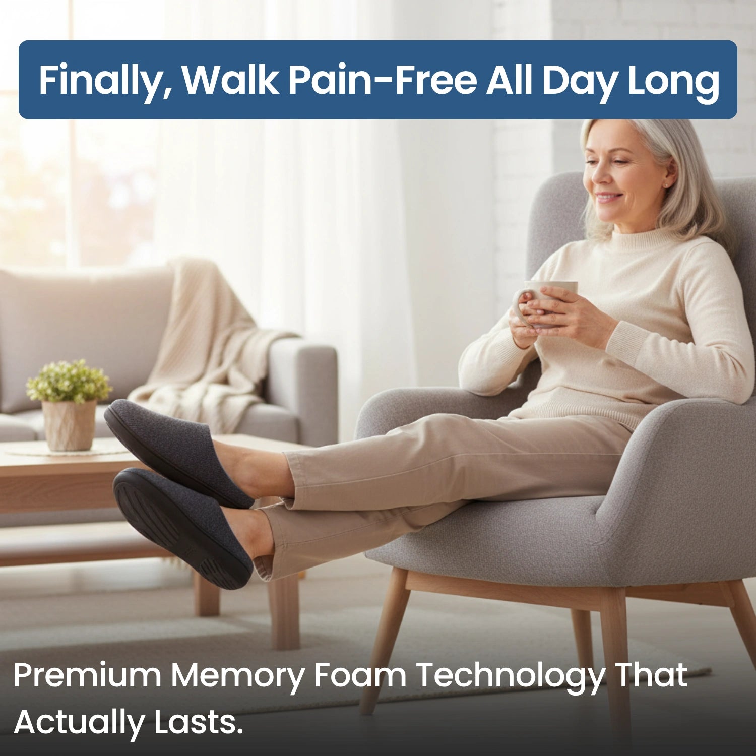 Steadies™ Memory Foam Slippers