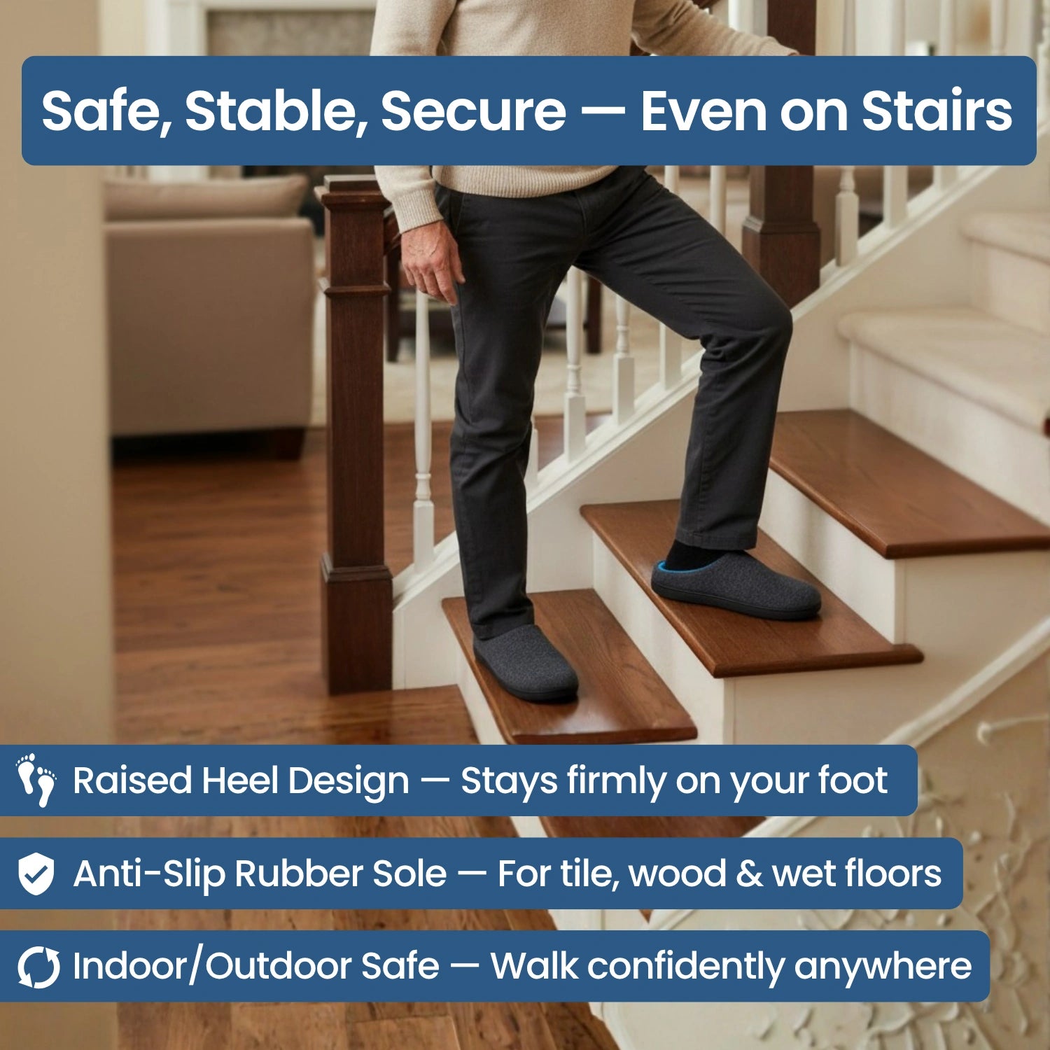 Steadies™ Memory Foam Slippers