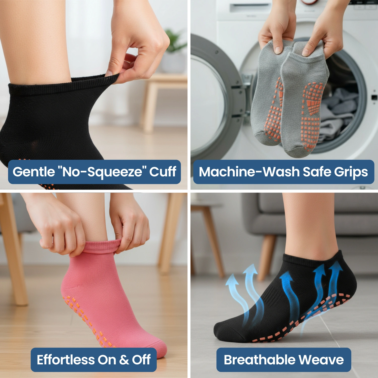 Steadies™ Grip Socks