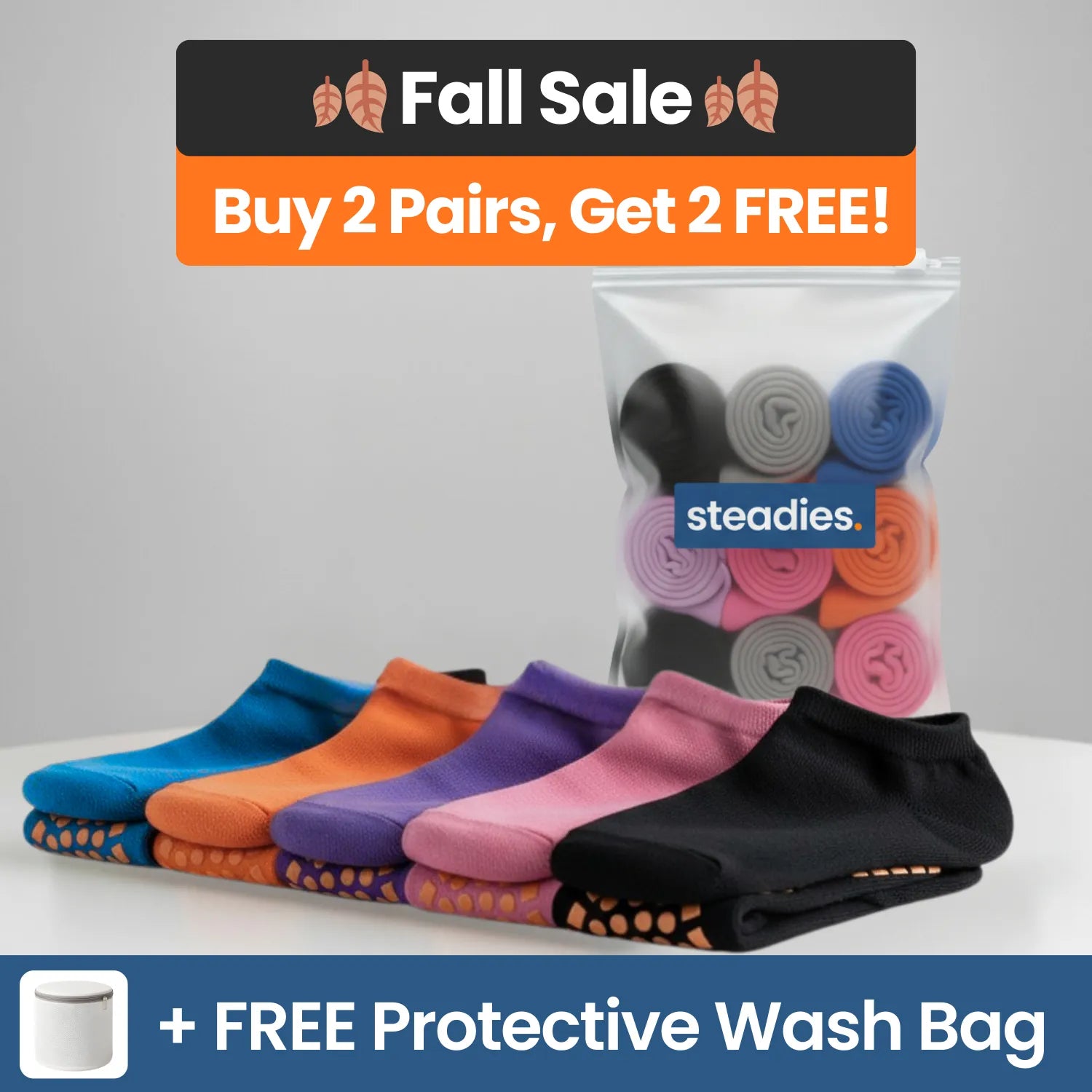 Steadies™ Grip Socks